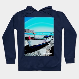 Playa Santiago boat one the beach La Gomera Hoodie